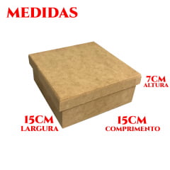 Caixa MDF 15x15x7